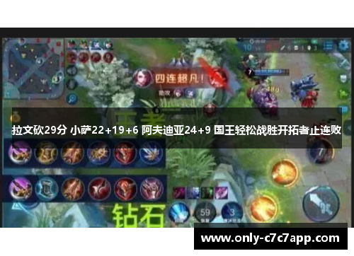 拉文砍29分 小萨22+19+6 阿夫迪亚24+9 国王轻松战胜开拓者止连败 拉文砍29分 小萨22+19+6 阿夫迪亚24+9 国王轻松战胜开拓者止连败