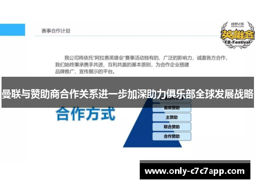 曼联与赞助商合作关系进一步加深助力俱乐部全球发展战略 曼联与赞助商合作关系进一步加深助力俱乐部全球发展战略